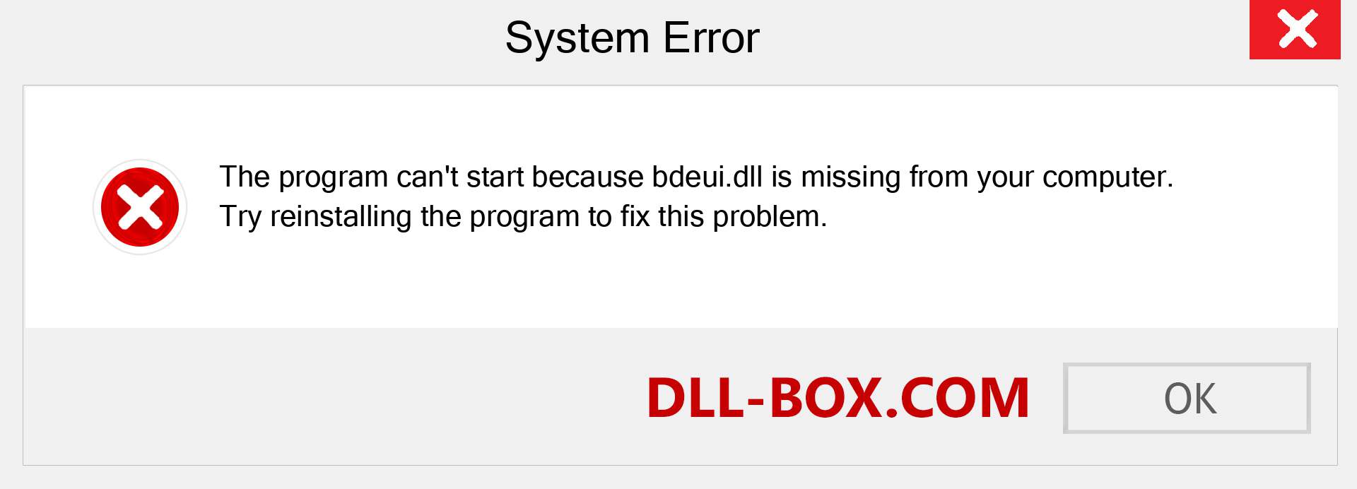  bdeui.dll file is missing?. Download for Windows 7, 8, 10 - Fix  bdeui dll Missing Error on Windows, photos, images